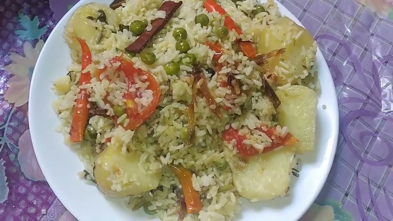 Aloo Matar Pulao Recipe ❤