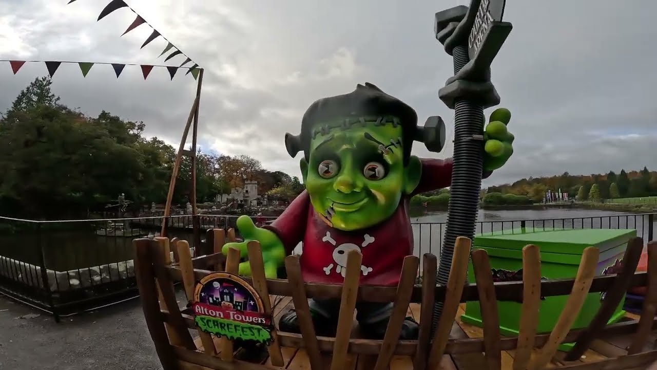 Фестиваль ужасов Alton Towers, октябрь 2025 года.