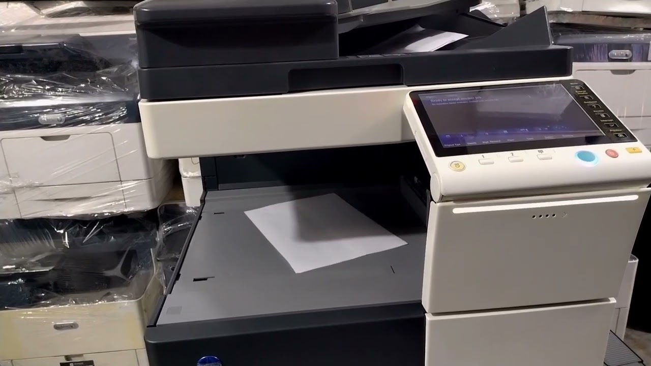 Konica Minolta bizhub 554e photocopy on A4  and A6 procedure 