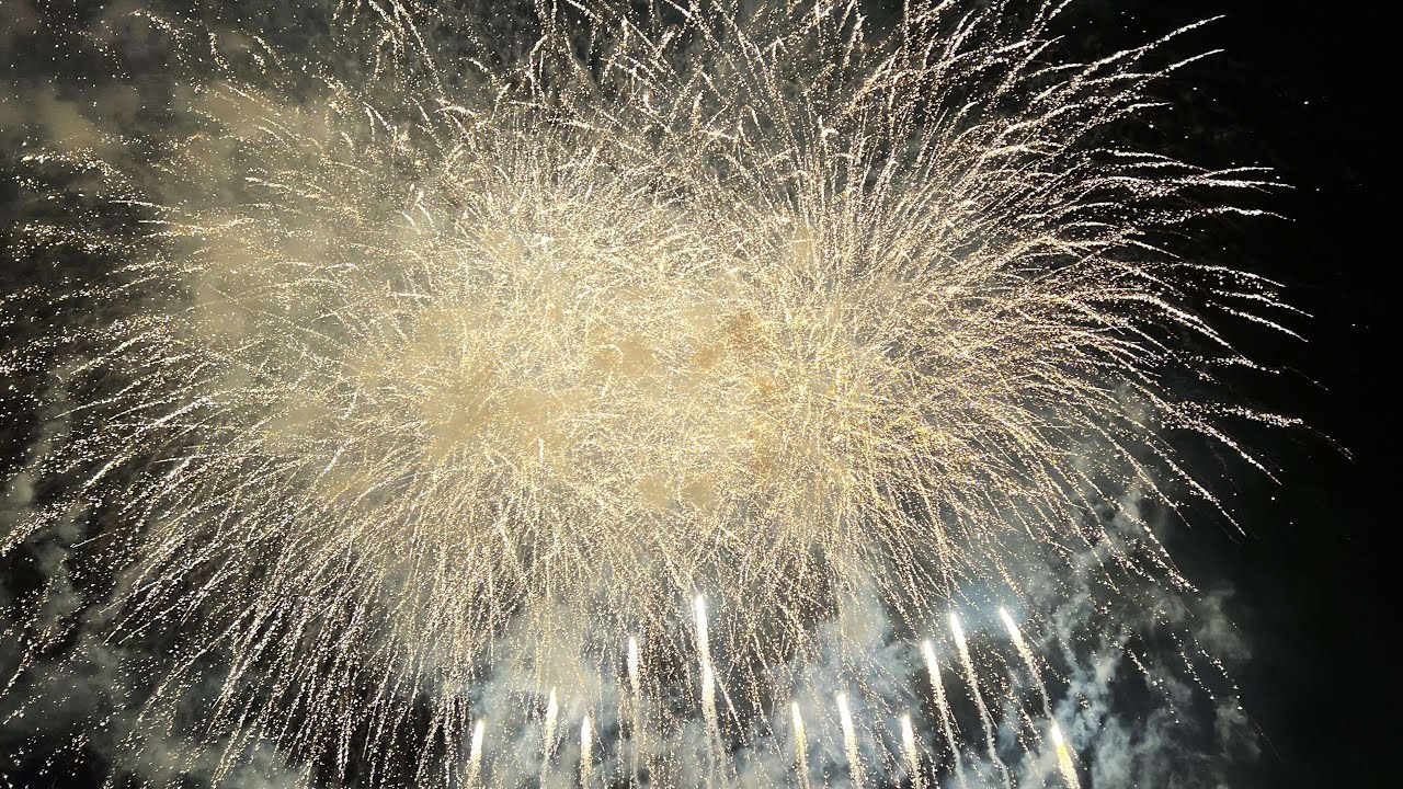 【一万発が伊東の空に！】大迫力！ 第77回按針祭海の花火大会　有料観覧席（なぎさ公園）より　2023/08/10
