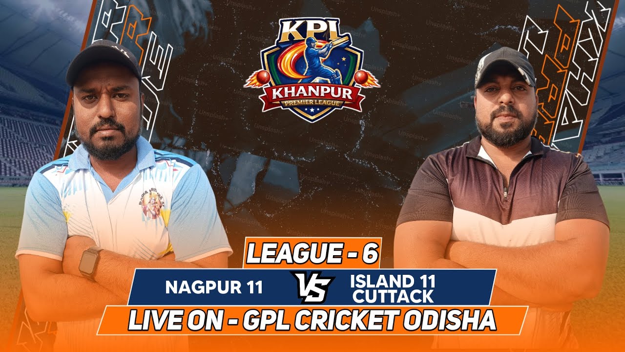🛑LIVE : League - 6 // KHANPUR PREMIER LEAGUE // GPL Cricket Odisha
