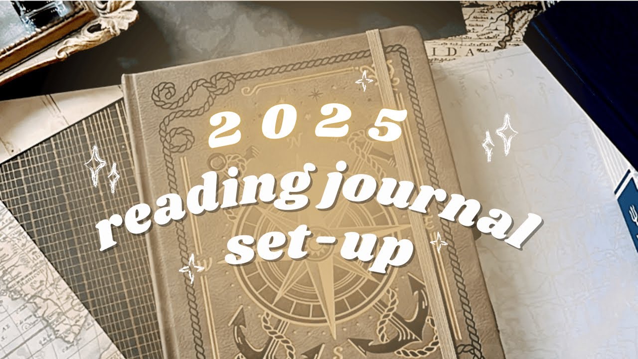 my 2025 reading journal setup