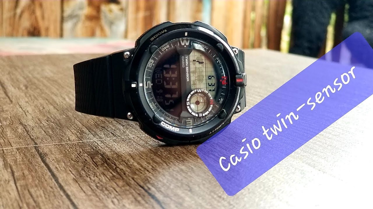 CASIO OUTGEAR TWIN SENSOR SGW-600H 100 m.