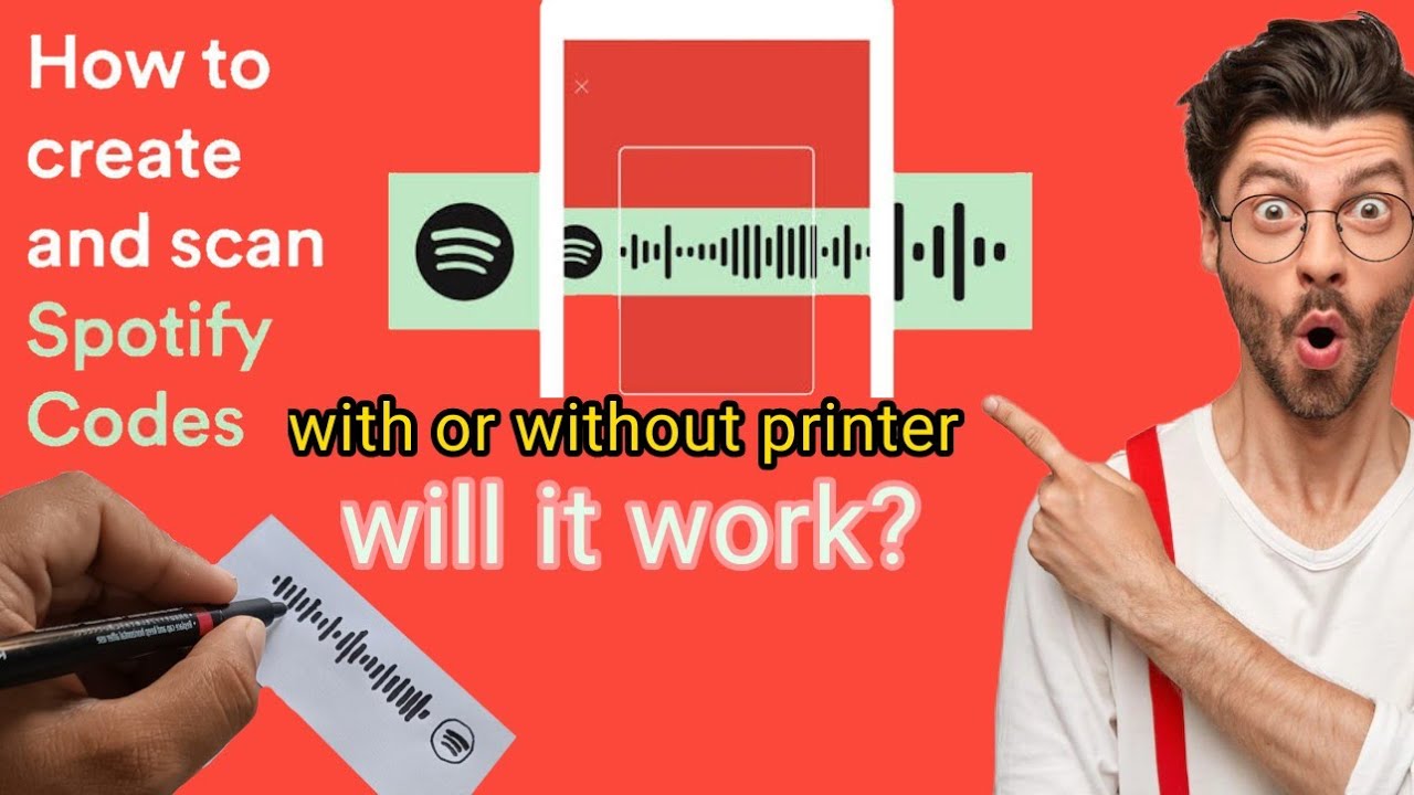 CREATE YOUR OWN SPOTIFY MUSIC CODE/SCAN | copy spotify code with marker or pen on cards| gift idea