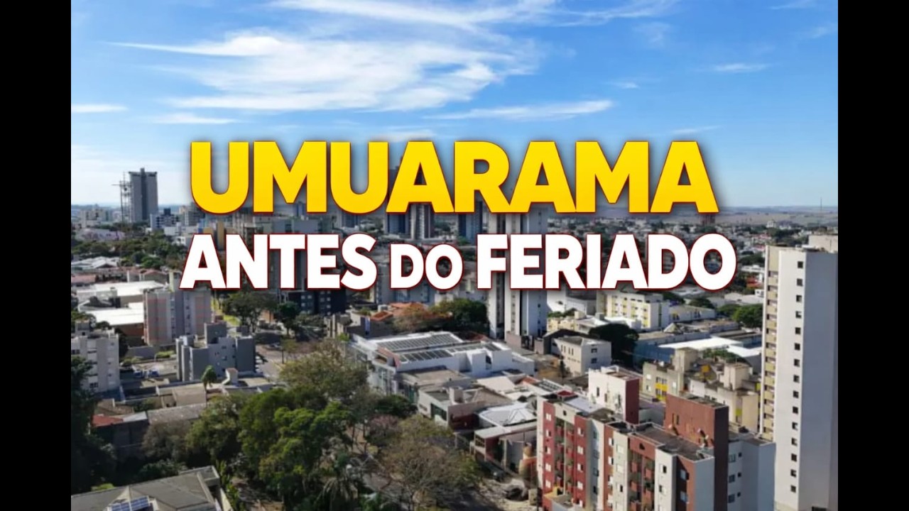 VEJA COMO ESTAVA O COM&Eacute;RCIO DE UMUARAMA  E DEPOIS UM PEQUENO TOUR NAS AVENIDAS DA CIDADE  !!