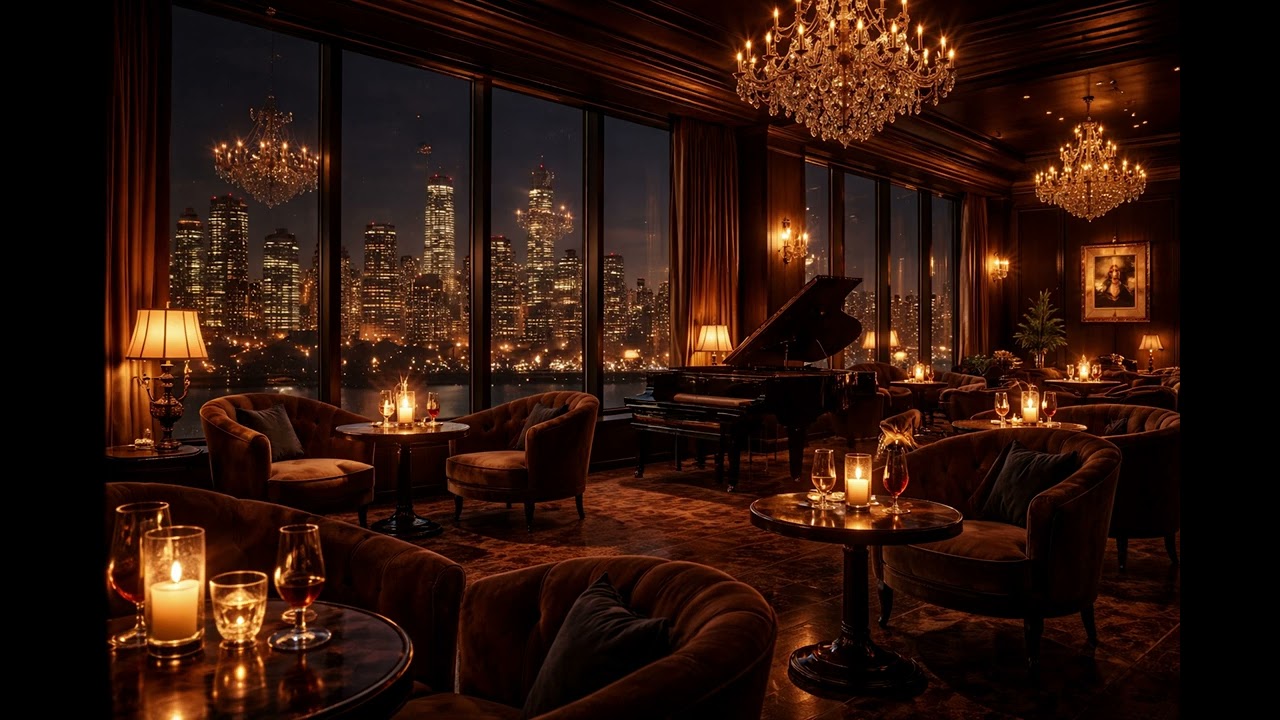 Jazz Ambience | Cozy Late Night Jazz Lounge for Relaxation, Focus & Calm Moments