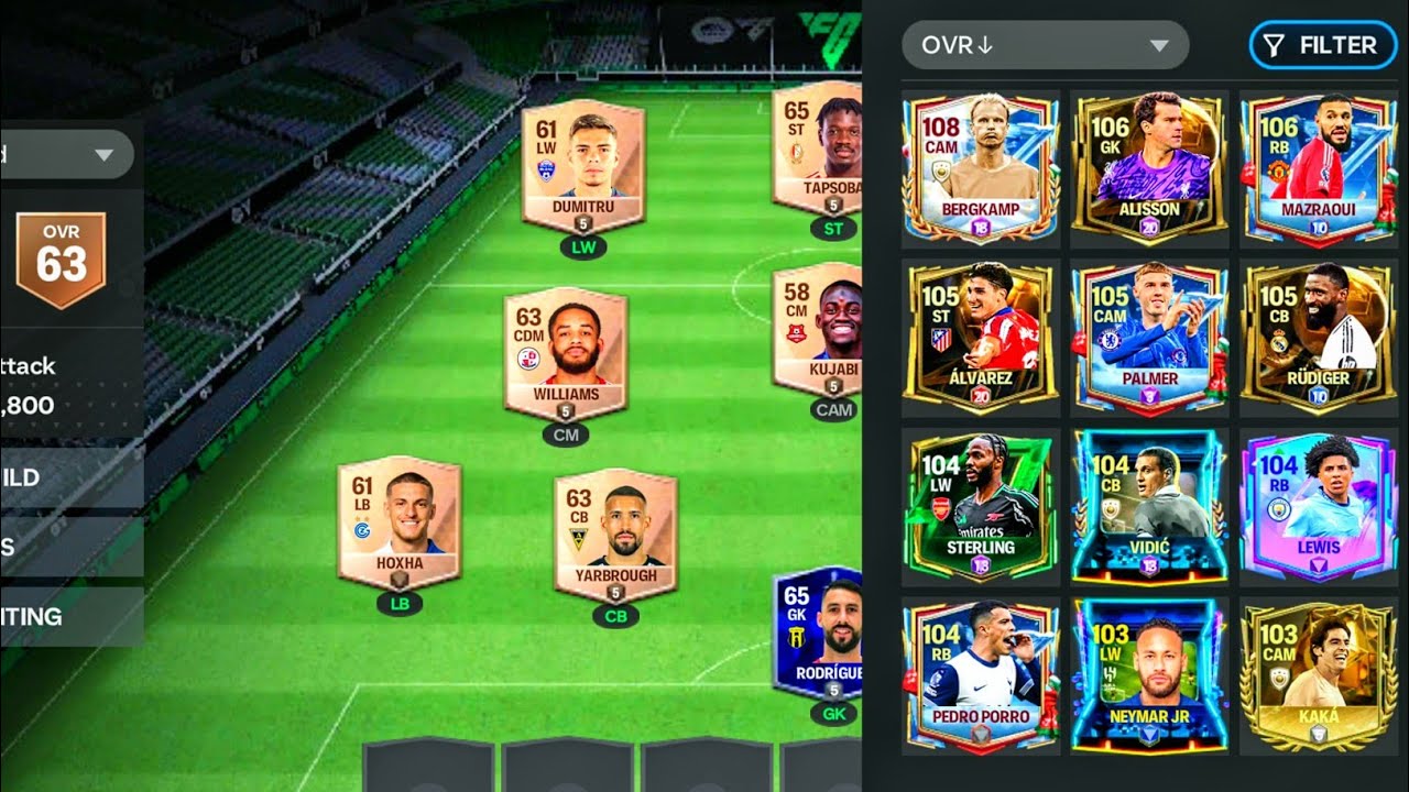 Fc Mobile Team Building 🎉  Fc Mobile Squad Upgrade 🎁 Fc Mobile Team Transfer 🔥