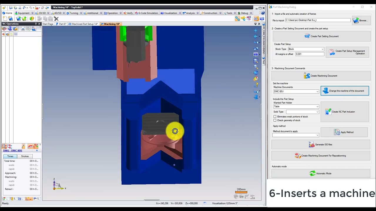 TopSolid'Automation: Automating the machining process