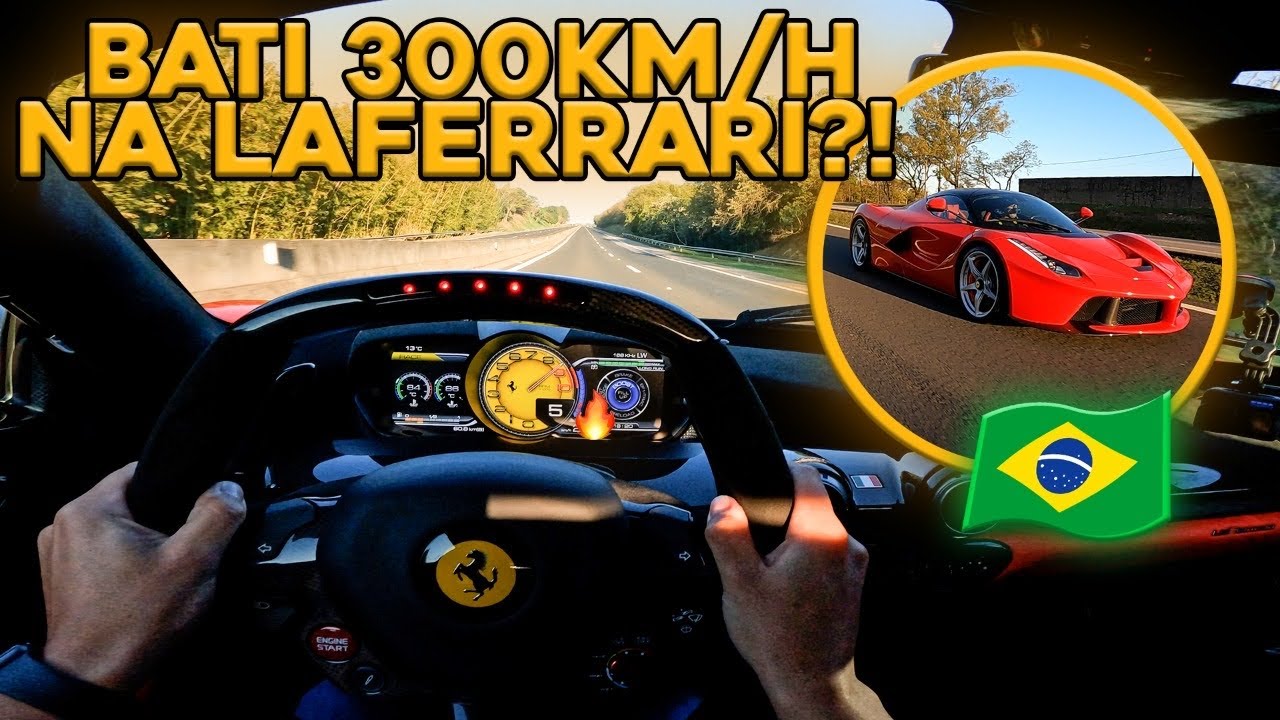 ACELERANDO TUDO NA FERRARI MAIS CARA DO BRASIL * FERRARI LAFERRARI *