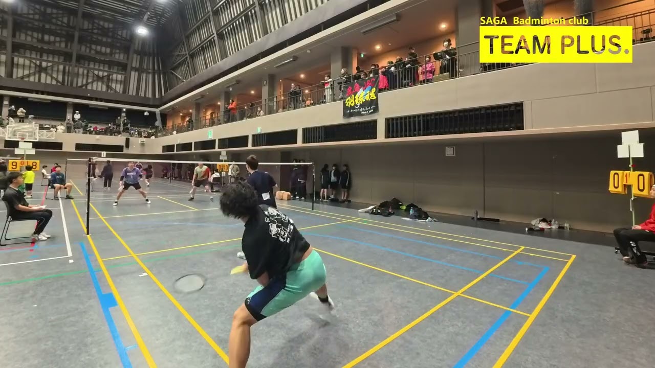 2026.1.31　丹下/田島(TEAM PLUS.)・坂口/草津(WBC)　第39回 会長杯武雄市バドミントン大会