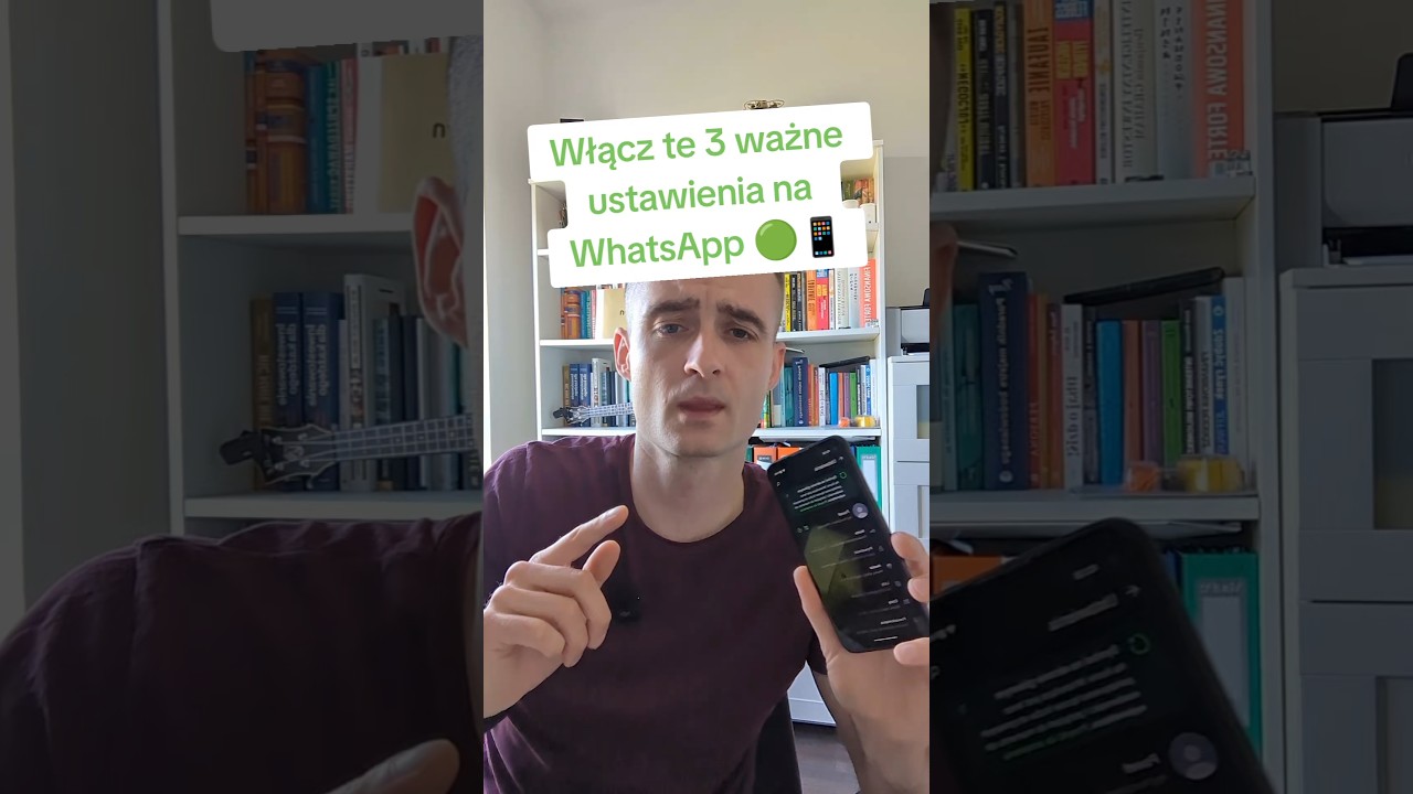 Włącz te 3 ważne ustawienia na WhatsApp 🟢📱 #whatsapptips #whatsapp