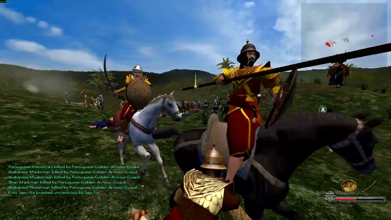 တောင်ငူအင်ပါယာ Vs အာရကန်အင်ပါယာ #mountandbladewarband #myanmar #foryou #gameplay