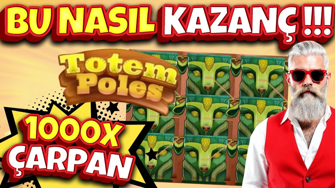 SLOT OYUNLARI 🔥 Totem Poles 🔥 BU NASIL KAZAN&Ccedil; !!! #slotlevo #slots