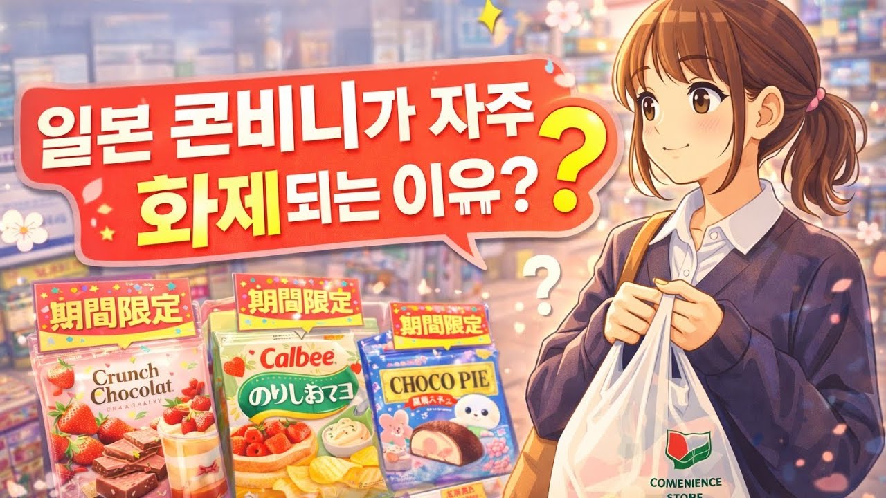 일본 편의점 신상은 왜 매번 화제가 될까?｜콘비니 신상품 문화의 비밀