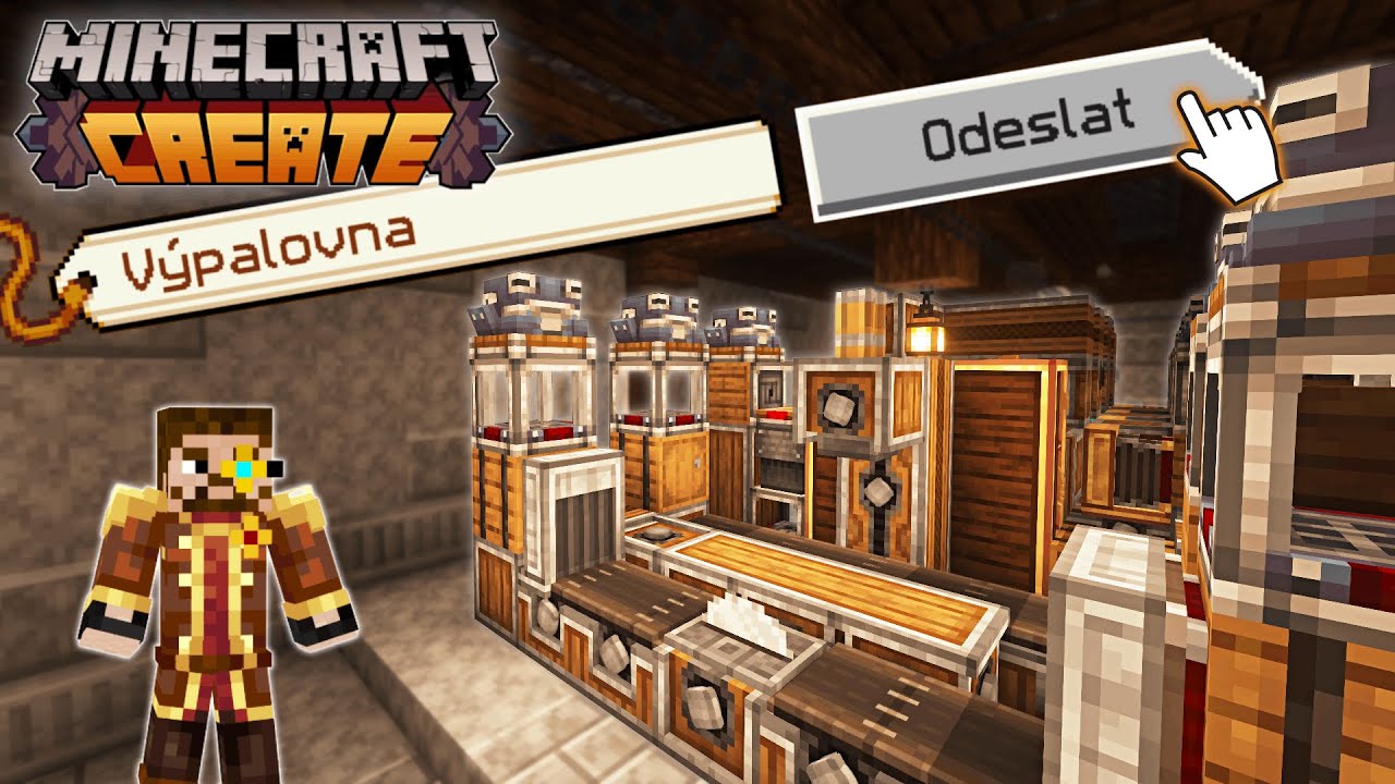 Postavil jsem AUTOMATICKOU DÍLNU v Minecraft Create mod! [#5]