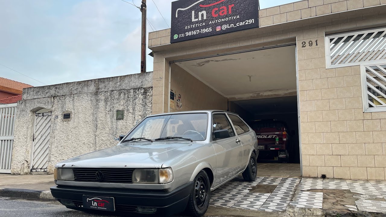 Realizei uma lavagem detalhada e apliquei Blend Spray nesse Gol Quadrado - BRILHOU MUITO 😱🔥