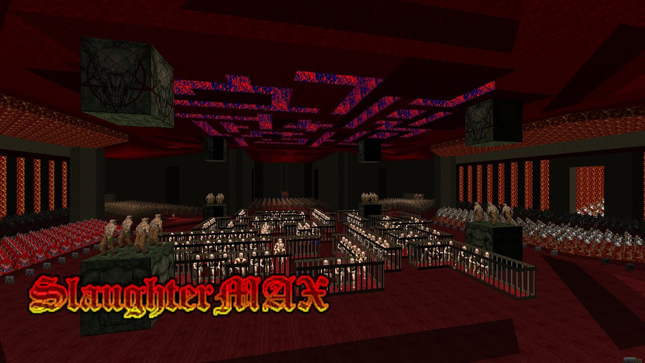 Doom II: SlaughterMAX - Map 15 (Necroveins) UV-Max in 5:01