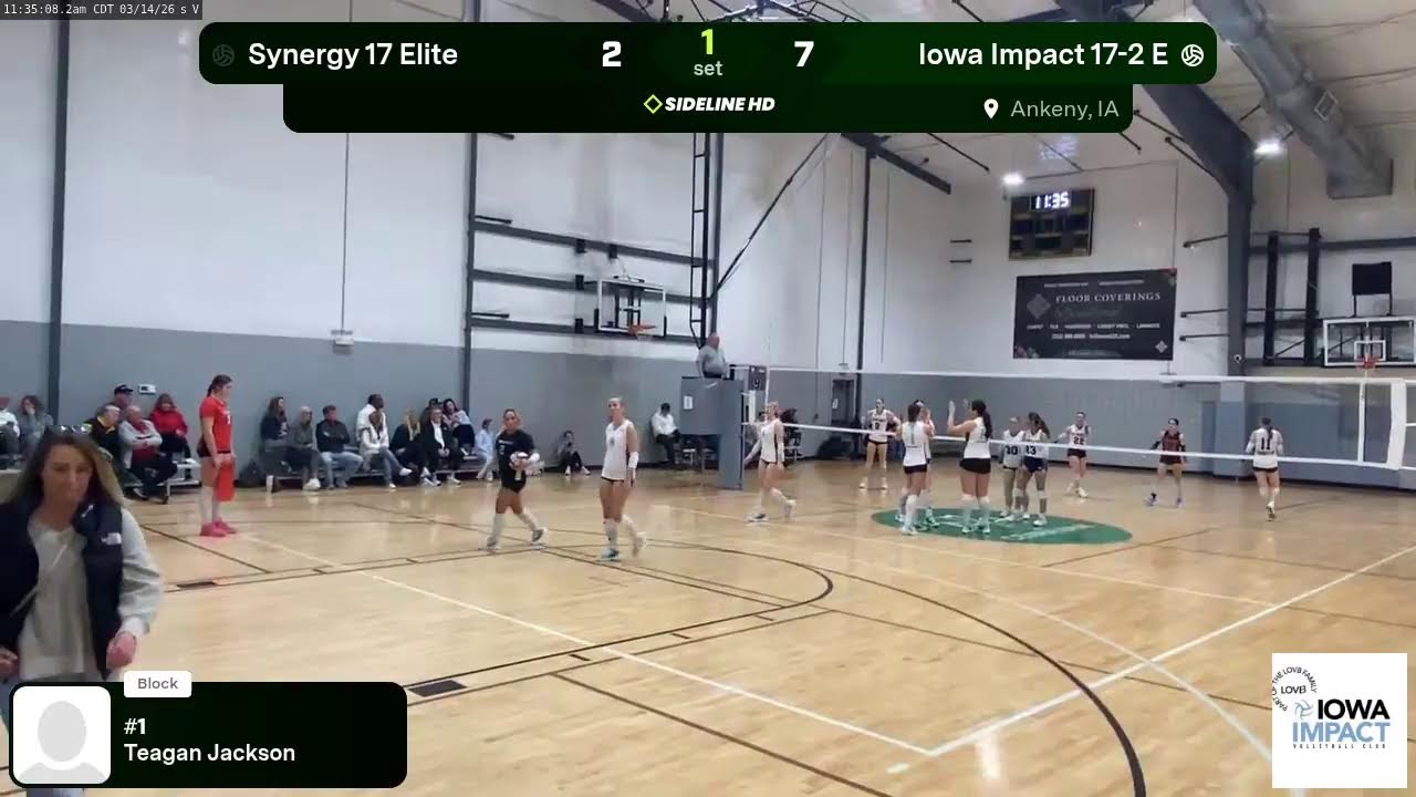 Iowa Impact 17-2 E vs. Iowa Jrs Black 17 (2026.03.14)