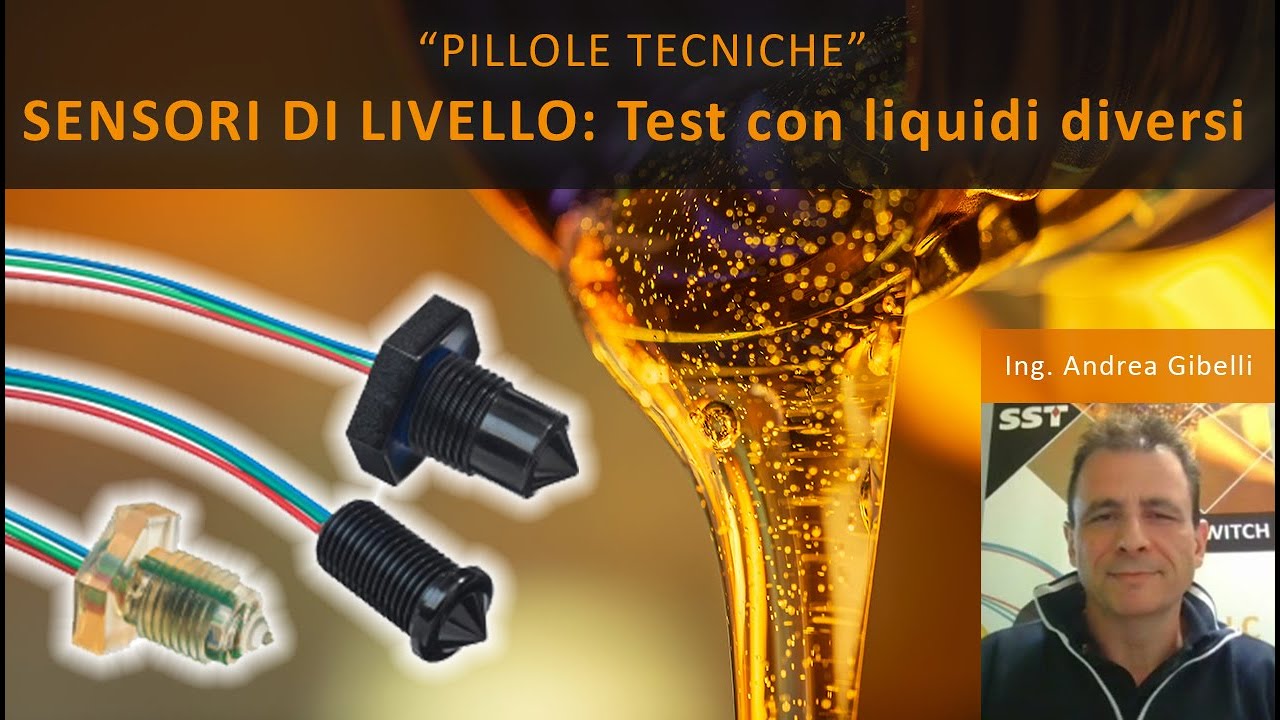 Pillole Tecniche - Sensori di livello ottici: test con liquidi diversi