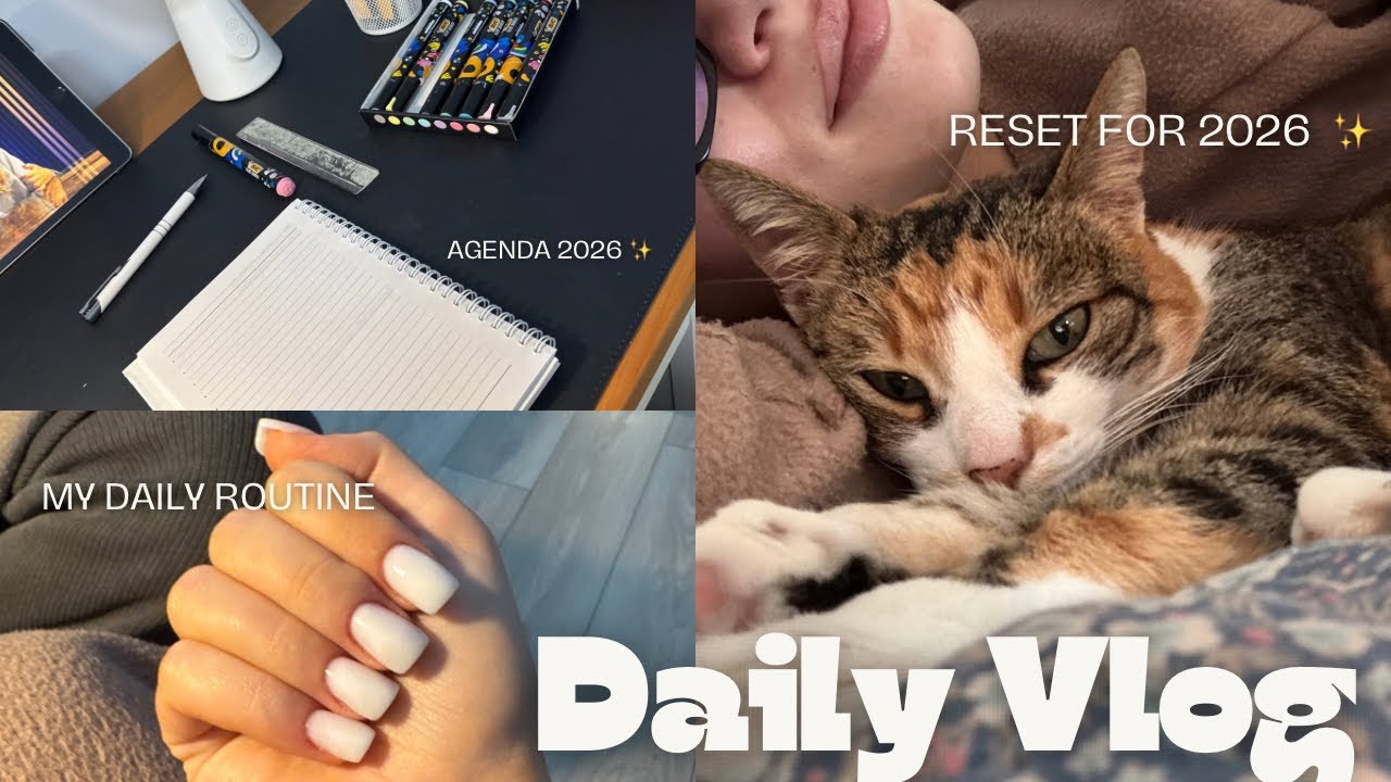 ⏳ Ultimele zile din 2025 | Reset la final de an (agendă, curățenie, lectură & unghii)