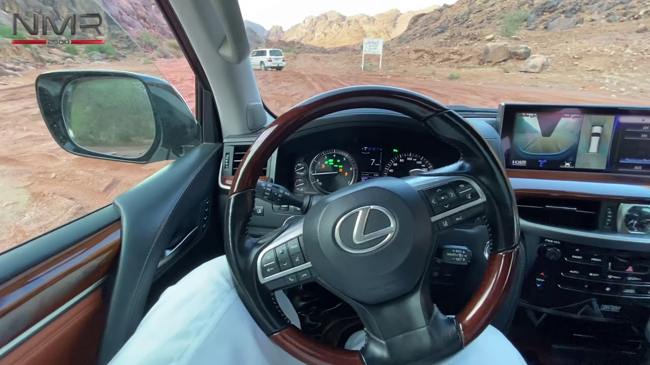 تمشيه على معشوق الجماهير جيب  لكزس LX570  سبورت في اجمل المناظر بوقت المطر