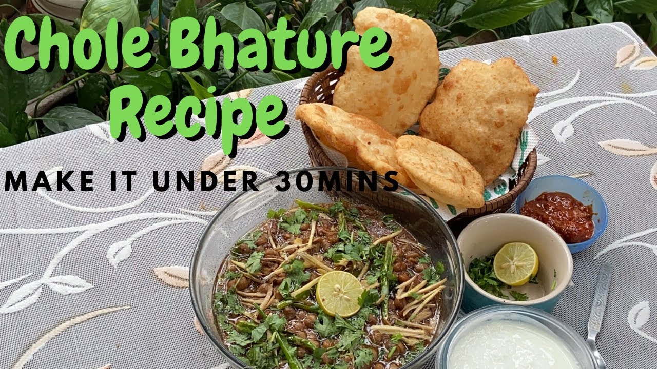 Easy Chole Bhature Recipe in 30mins | Nani's Cooking in Hindi