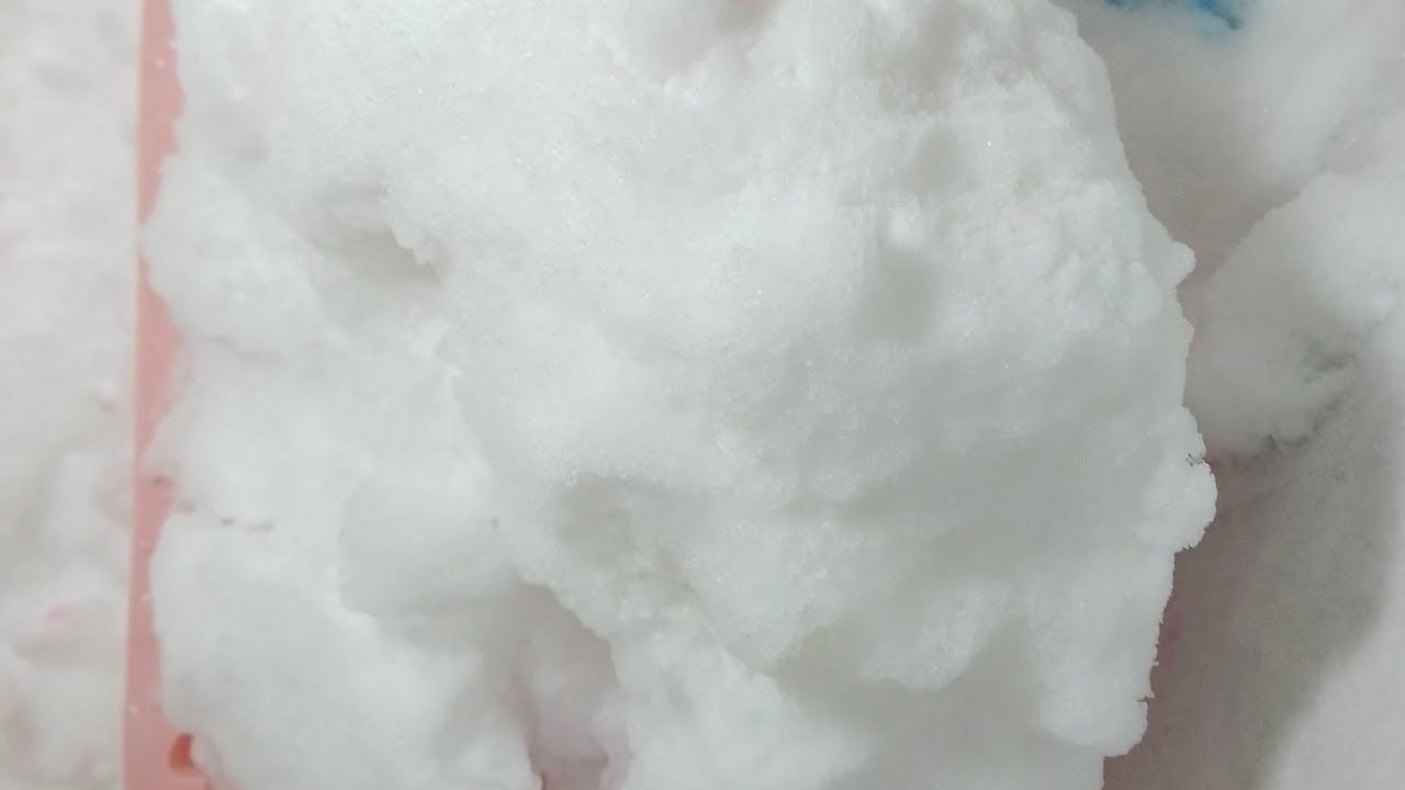 Eating snow white soft mix crispy🥄⛄