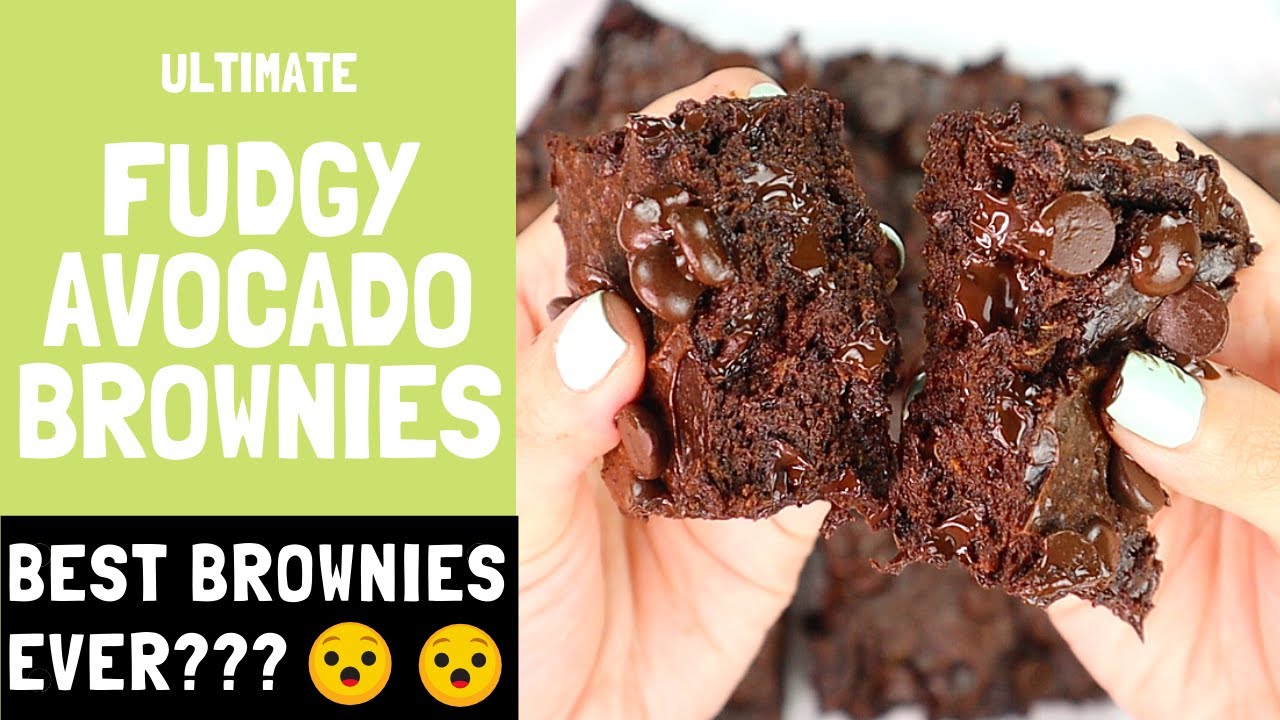 How to Make the FUDGIEST Avocado Brownies (BEST Brownie Recipe Ever???)