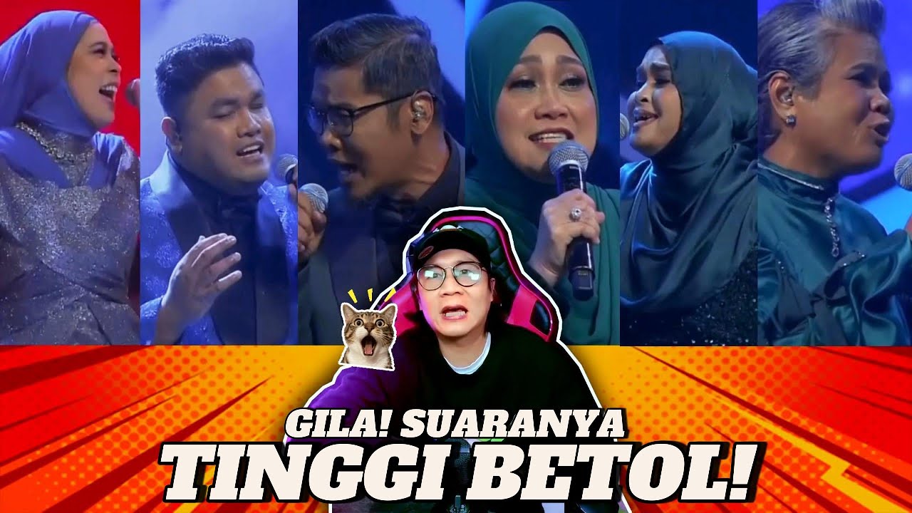 KRISYA x AZMI SAAT & FRESHIES x MAMAT EXISTS - MINGGU 4 - GEGAR VAGANZA 12 (2025) #indoreact