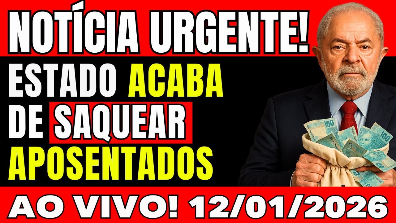 URGENTE! APOSENTADOS SAQUEADOS PELO ESTADO: CONFIRA O QUE MUDA