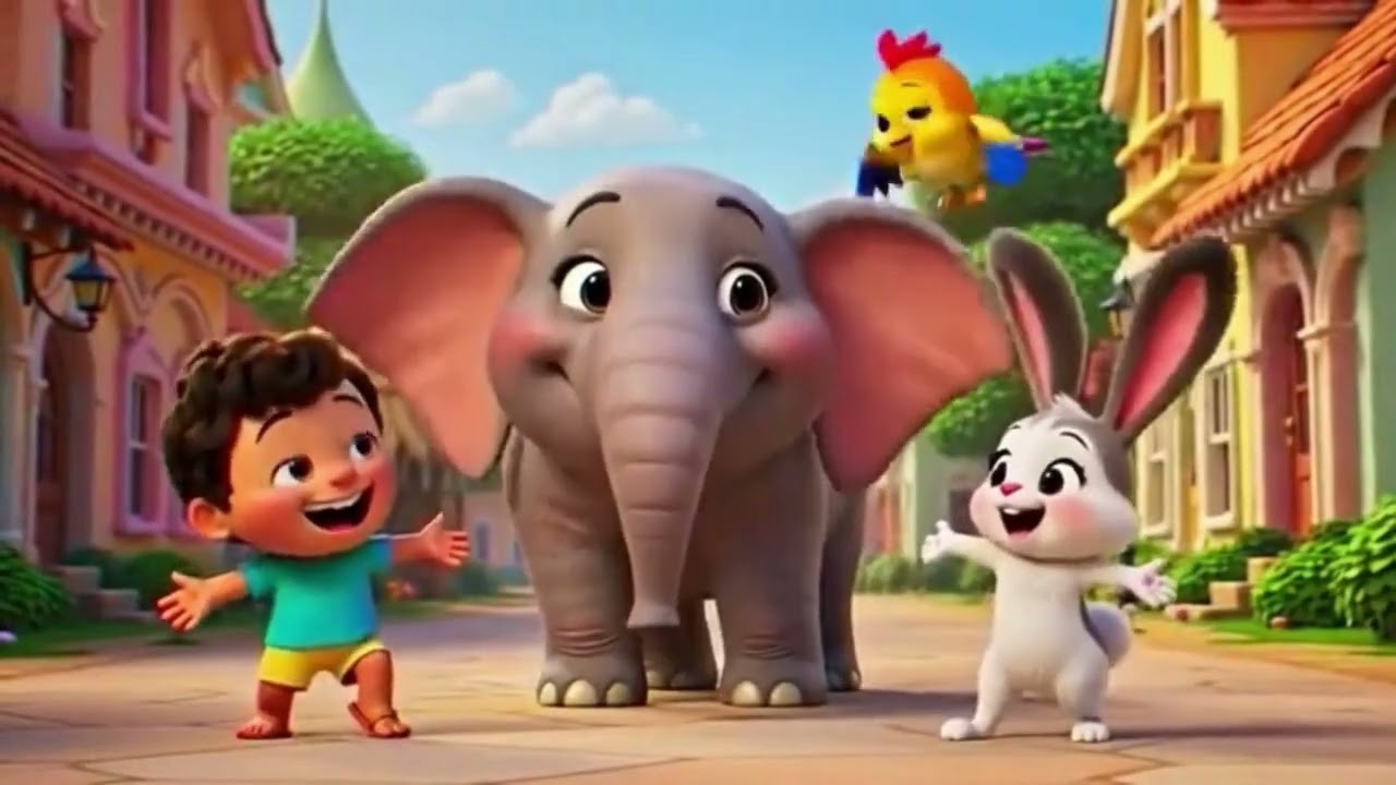Hathi Raja 🐘 | Fun Hindi Nursery Rhyme for Kids#kids #hindisong