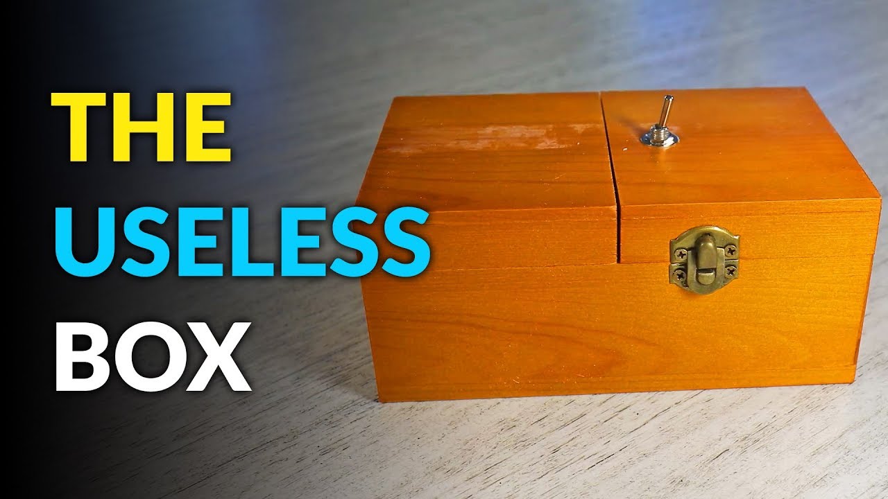 This Useless Box Turns Itself Off