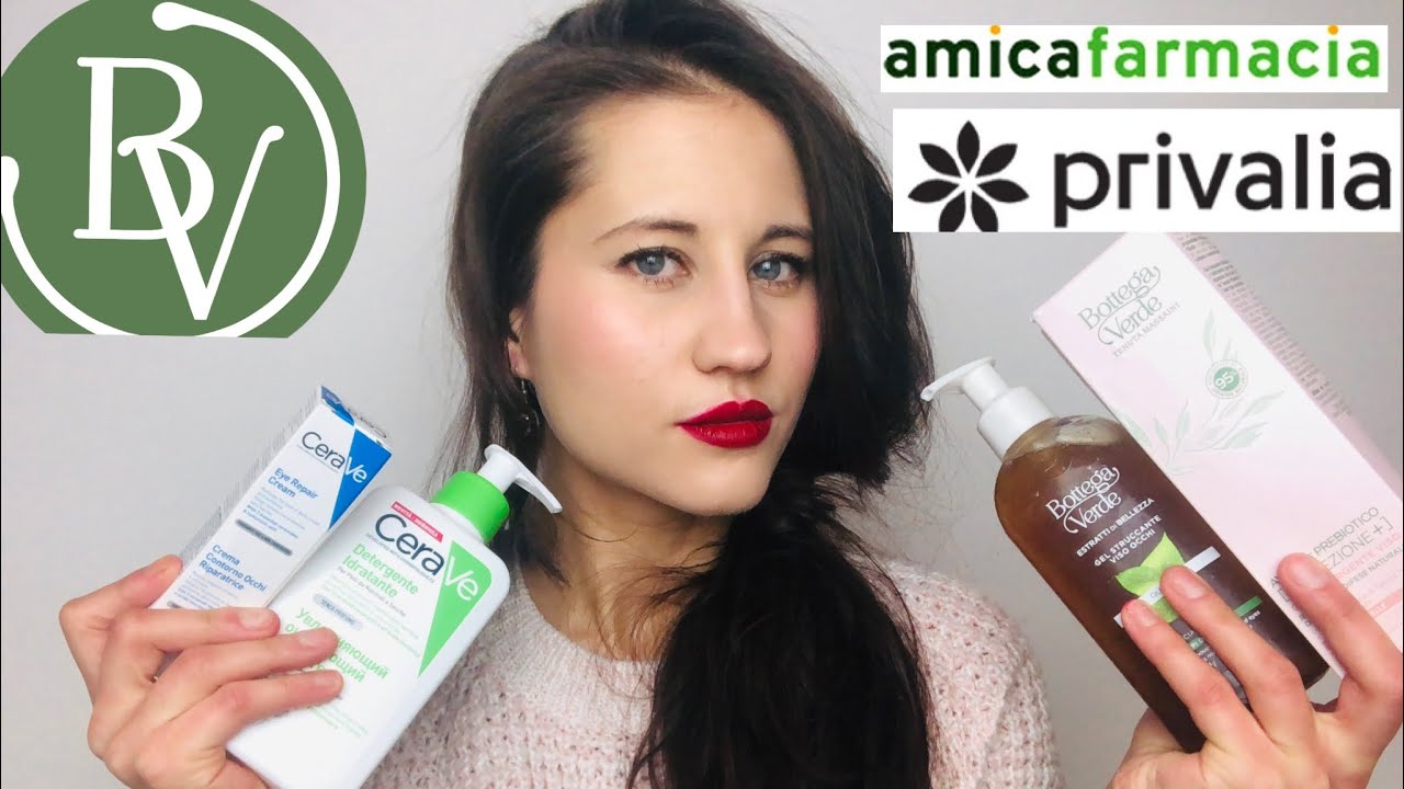 ⭐️HAUL ⭐️IL MIO PRIMO ORDINE BOTTEGA VERDE 🤍PRIVALIA 🤍 AMICAFARMACIA ⭐️