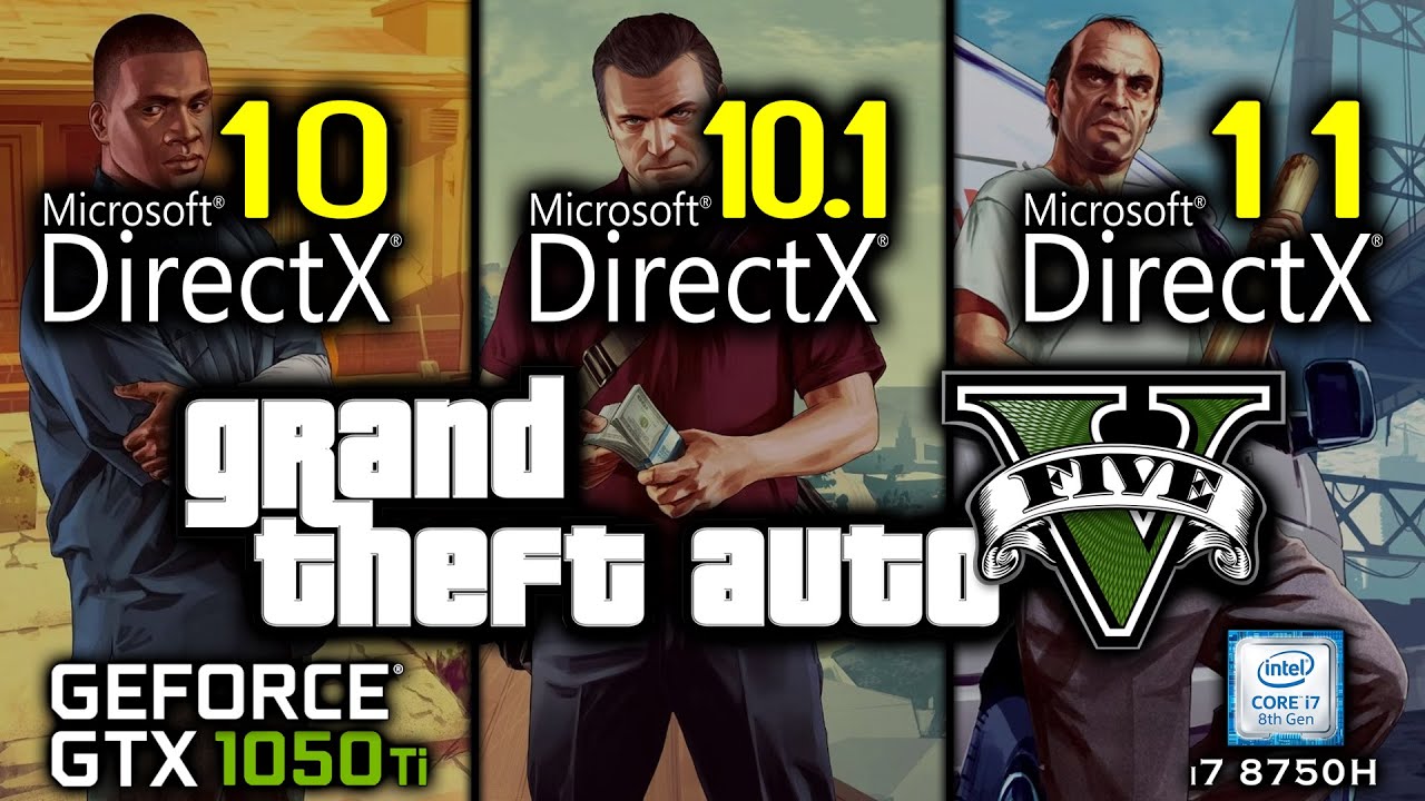 DirectX 10 vs DirectX 10.1 vs DirectX 11 - Grand Theft Auto V | GTA 5 - DX 10 vs DX 10.1 vs DX 11
