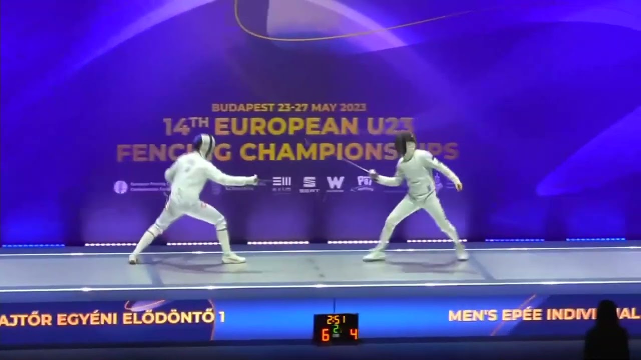 European Championships 2023 U23ME - L4 - Sven Vineis SUI v Ilian Bobrov EST