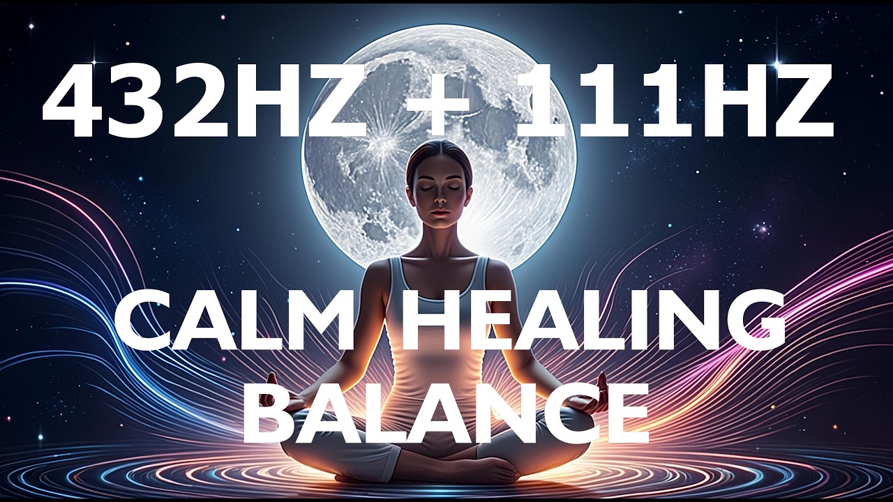 432Hz + 111Hz  Healing Calm Balance  to Inner Peace / Clear All Negatives / Sleep & Meditation
