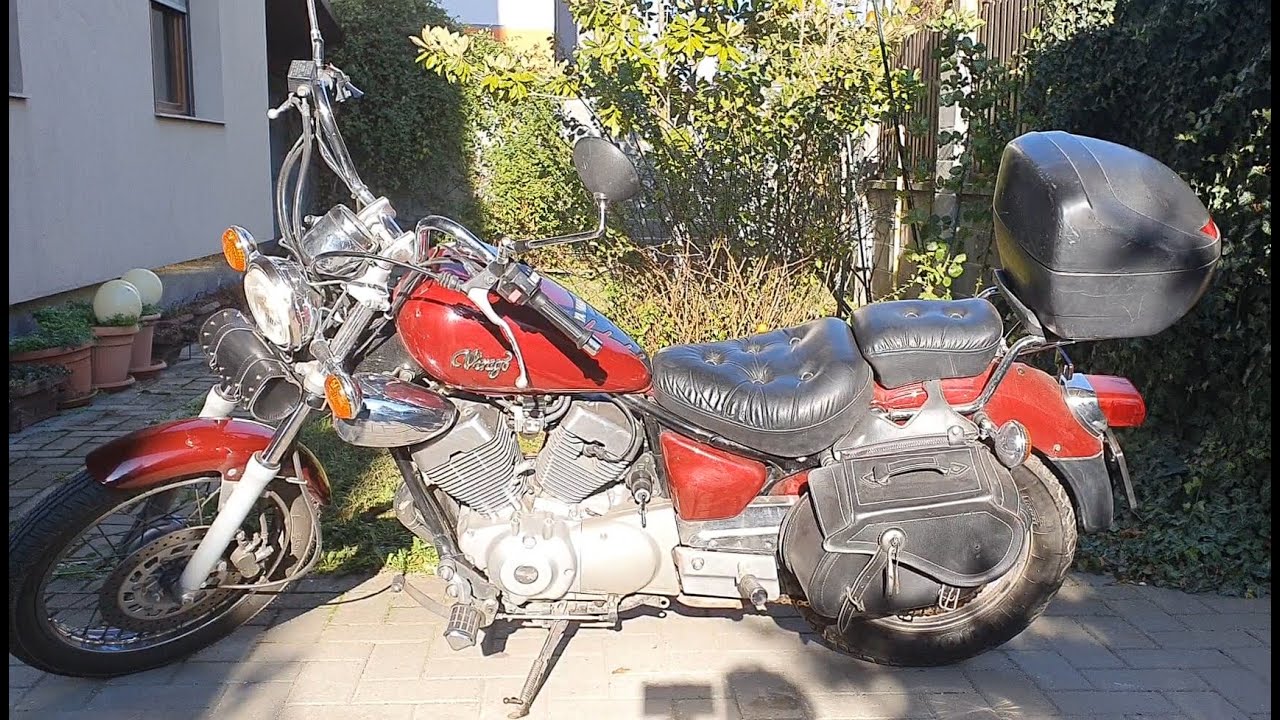 Yamaha Virago start sound and ride from Timisoara to Urseni. Cu motocicleta din Timisoara la Urseni.