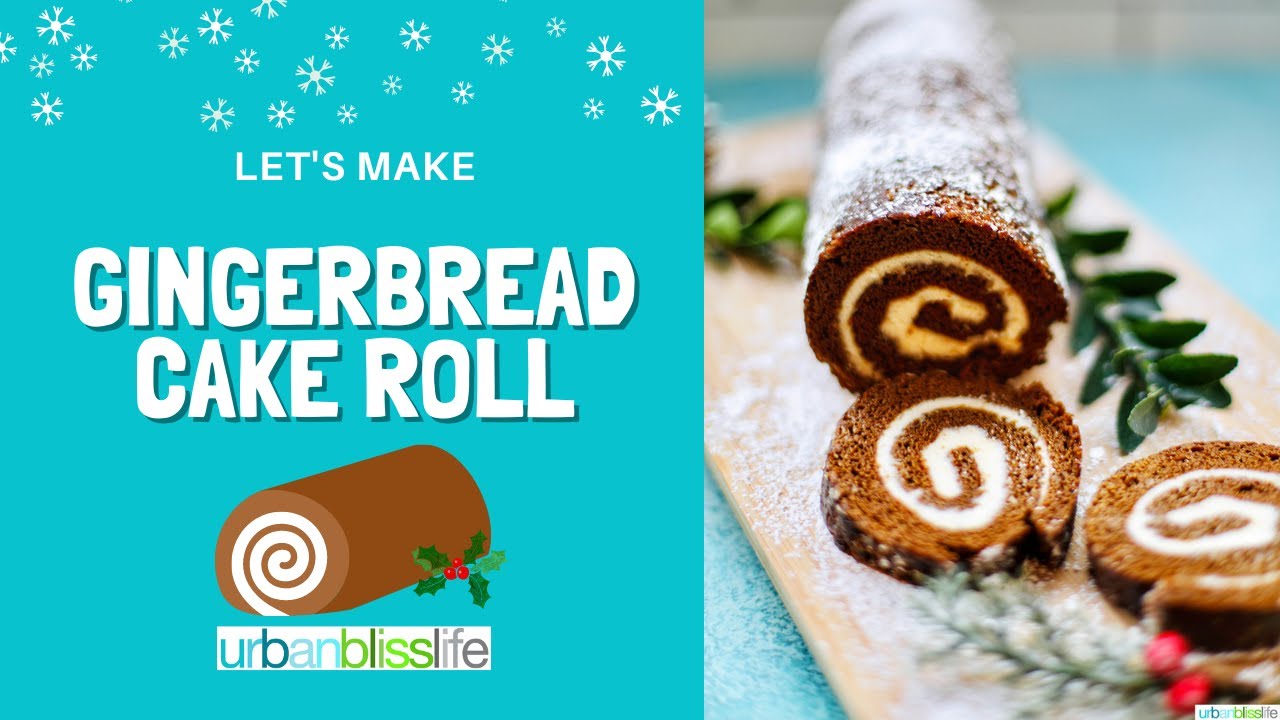 Gingerbread Cake Roll