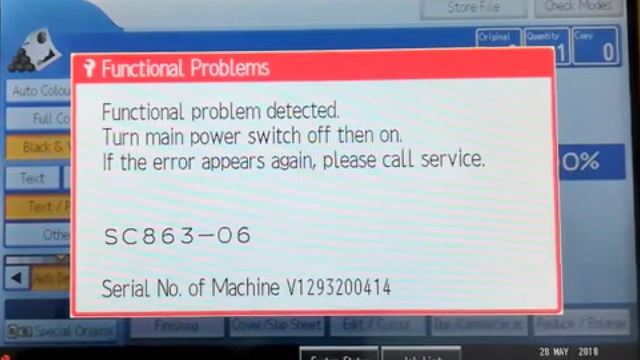 How to Reset RICOH SC863-06 Without Loss Settings