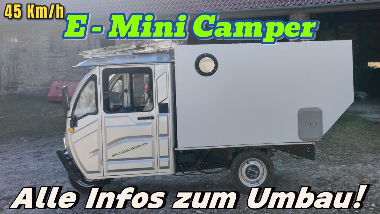 45 Km/h Elektro Minicamper ‼️ Microcamping ‼️Alles NEU !!