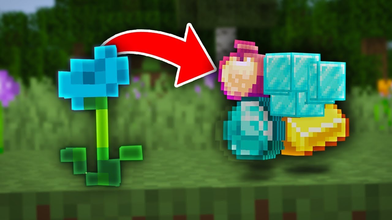 Minecraft, ale z kvetín padajú OP itemy🌸