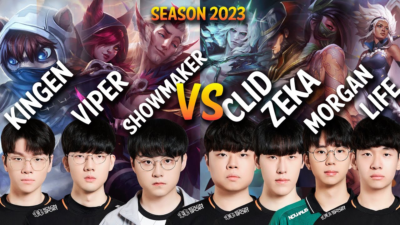 Kingen, Viper, Showmaker VS Zeka, Clid, Morgan, Life - Patch 13.12 KR Ranked
