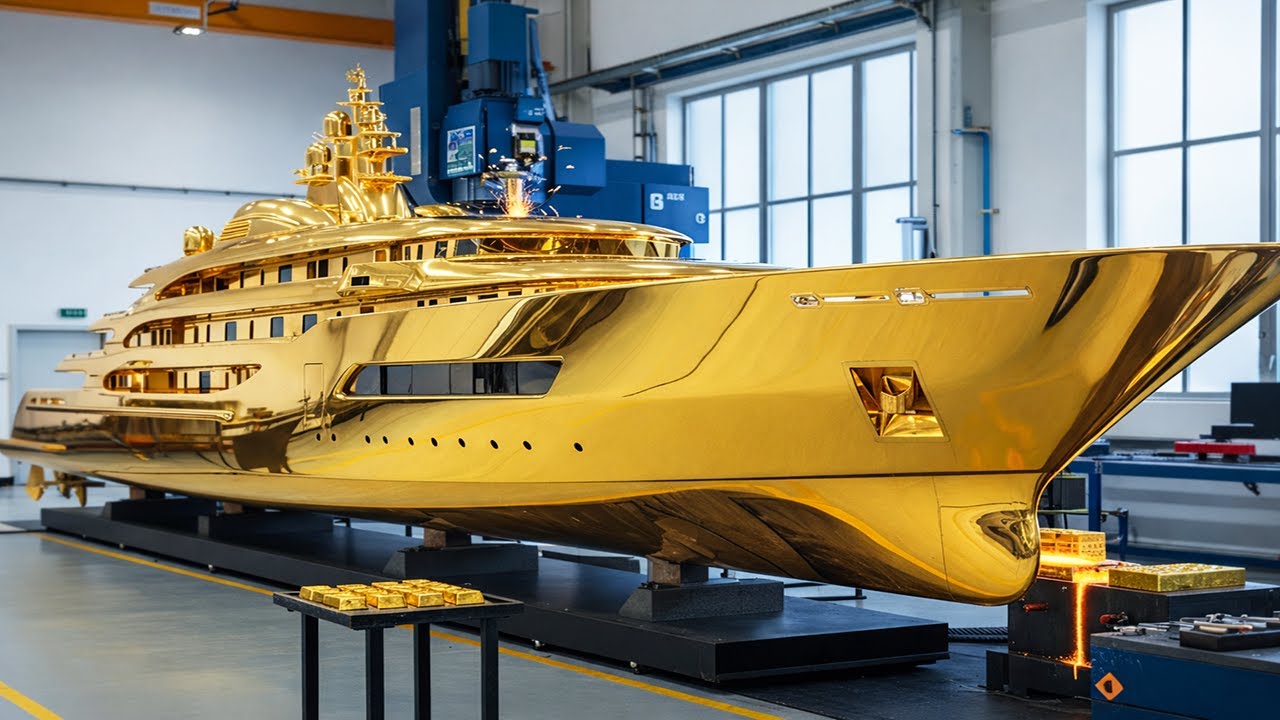 Building the 24k Gold Azzam Superyacht: A Behind-the-Scenes Look