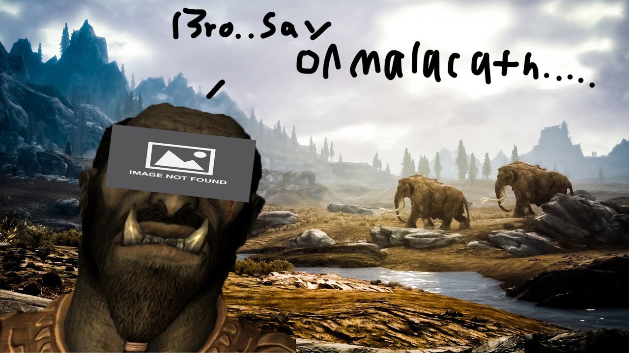 struggling to skyrim……..