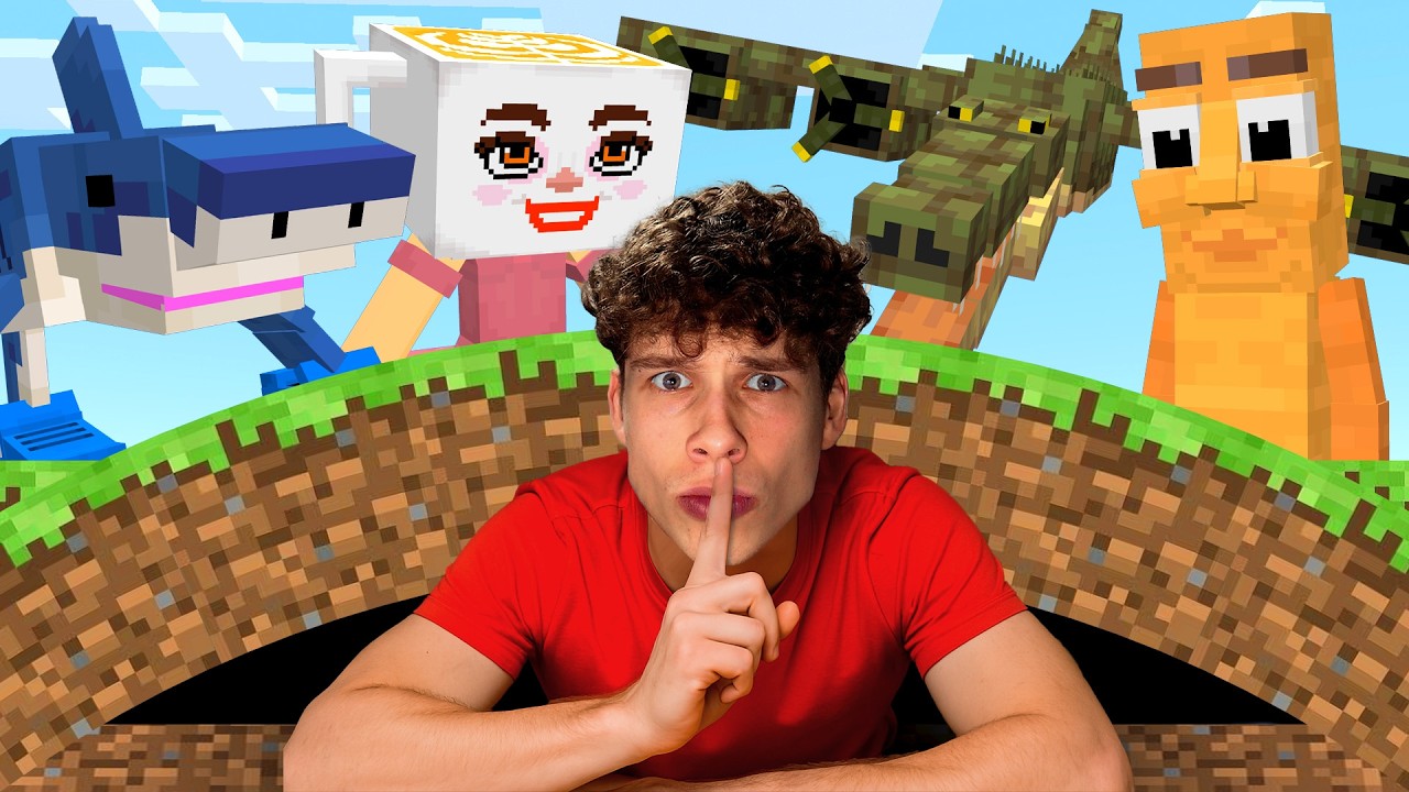 Hice un BUNKER para Sobrevivir a los MEMES ITALIANOS en Minecraft