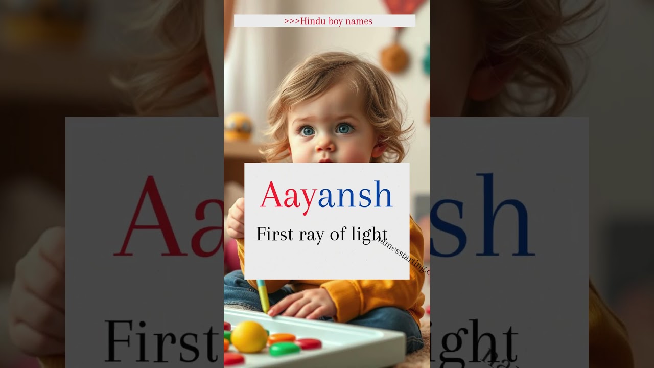 Top 5 Trending Hindu Baby Boy Names in 2025 with Meanings #babynames