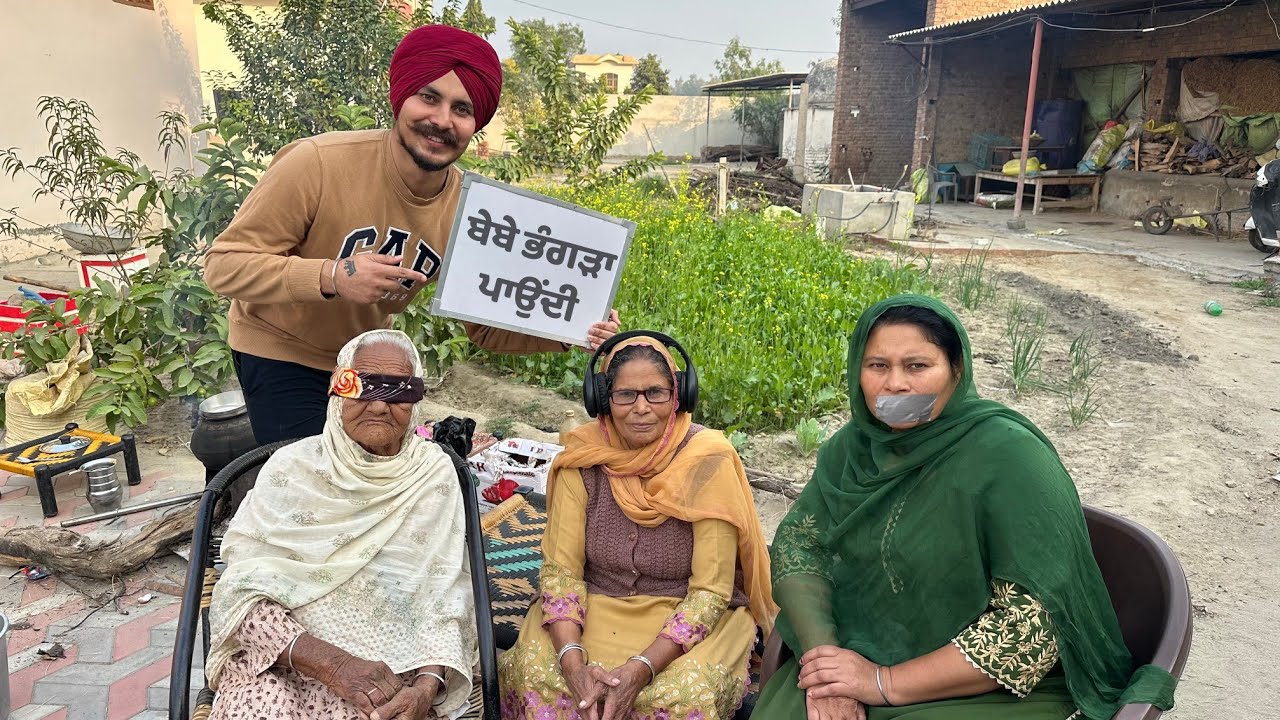 ਅੰਨੇ ਬੋਲੇ ਤੇ ਗੂੰਗੇ 😂 ਆ ਕੀ ਬਣਾਤਾ ਅੱਜ 😂 Blind Deaf And Mute Challenge❗@HarmanKhosa 