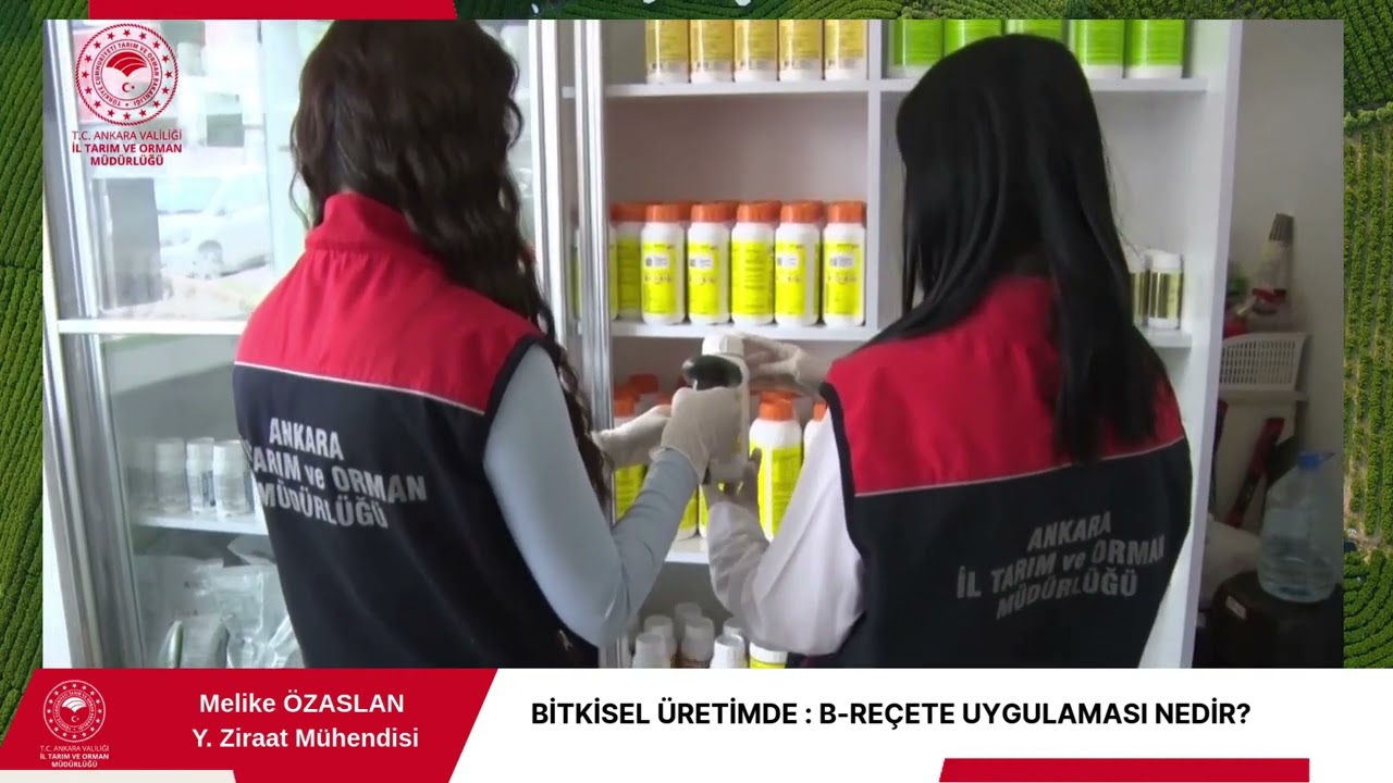 Bitkisel Üretimde B-Reçete Sistemi