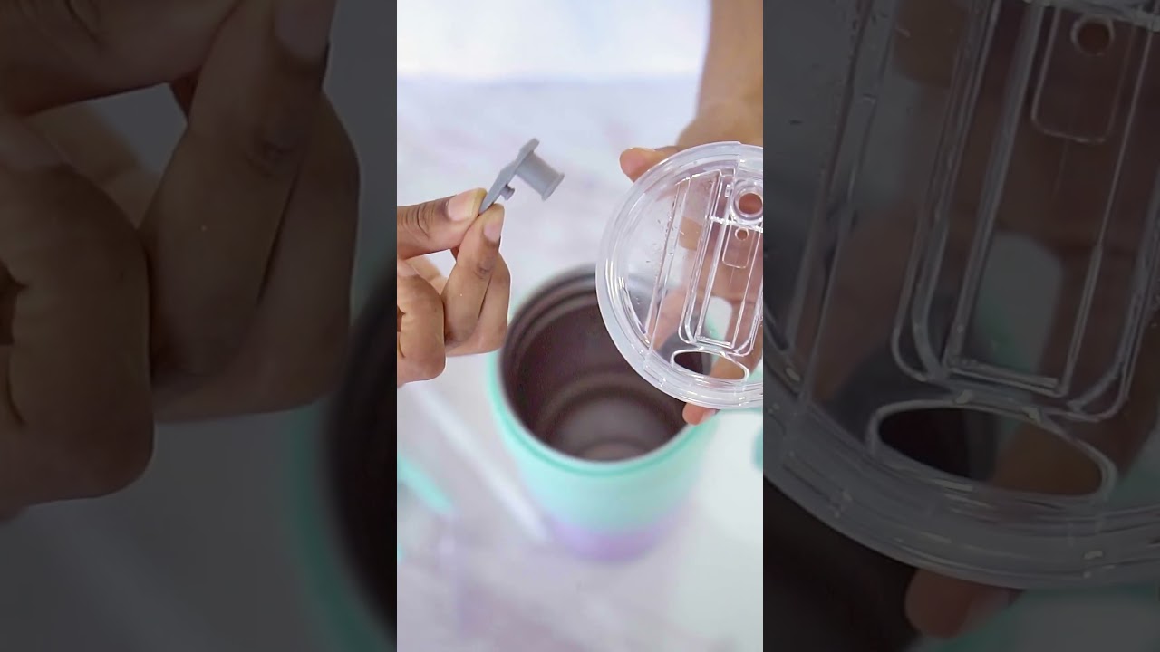 How to clean your moldy tumbler lid 😬