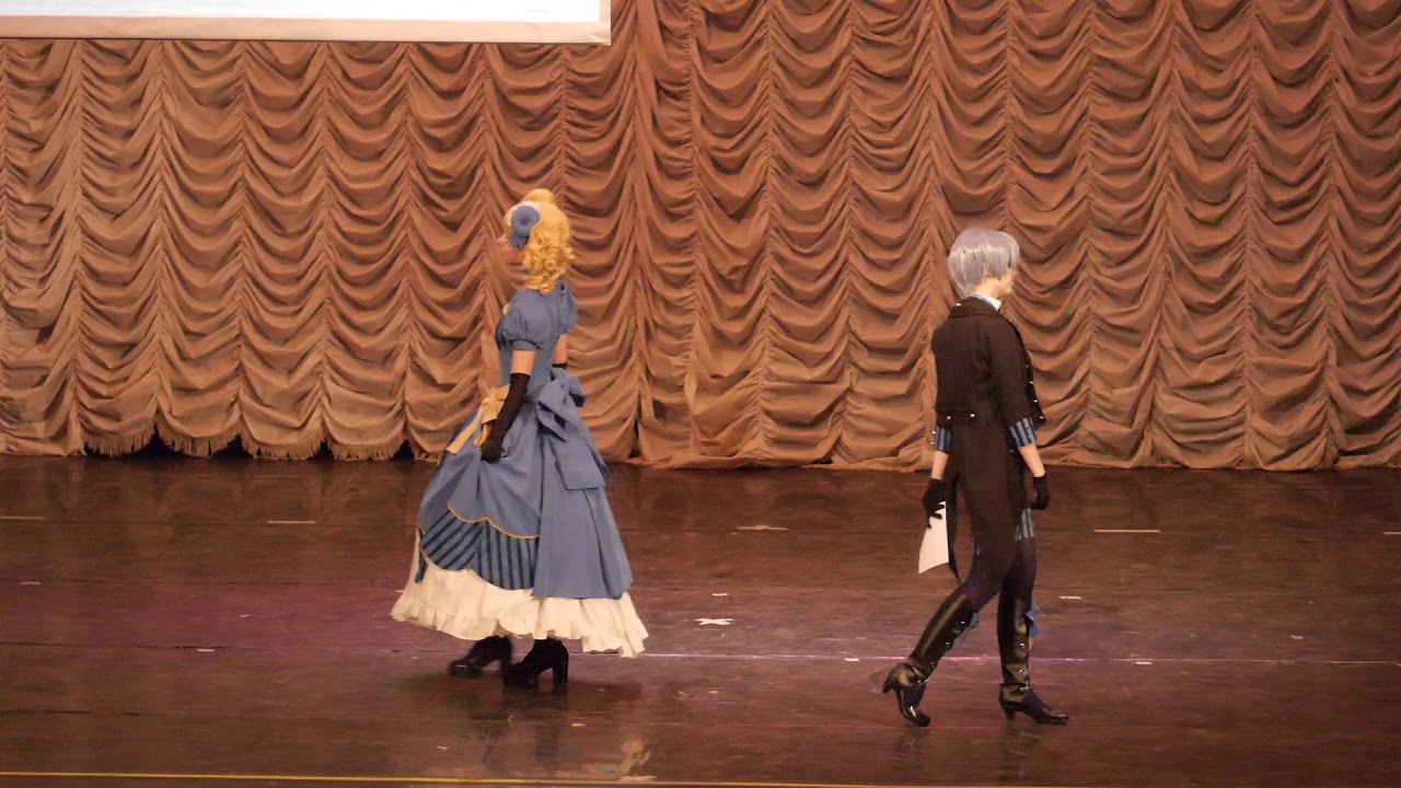 2 3 5  КОМАНДНОЕ ДЕФИЛЕ № 15   Black butler Сиэль, Элизабет Кивион, Grayther, Москва